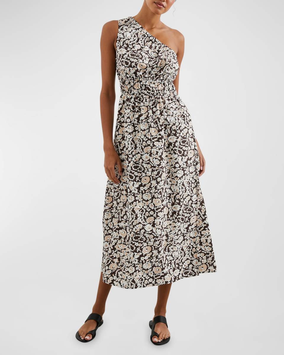 Selani Asymmetric Midi Dress