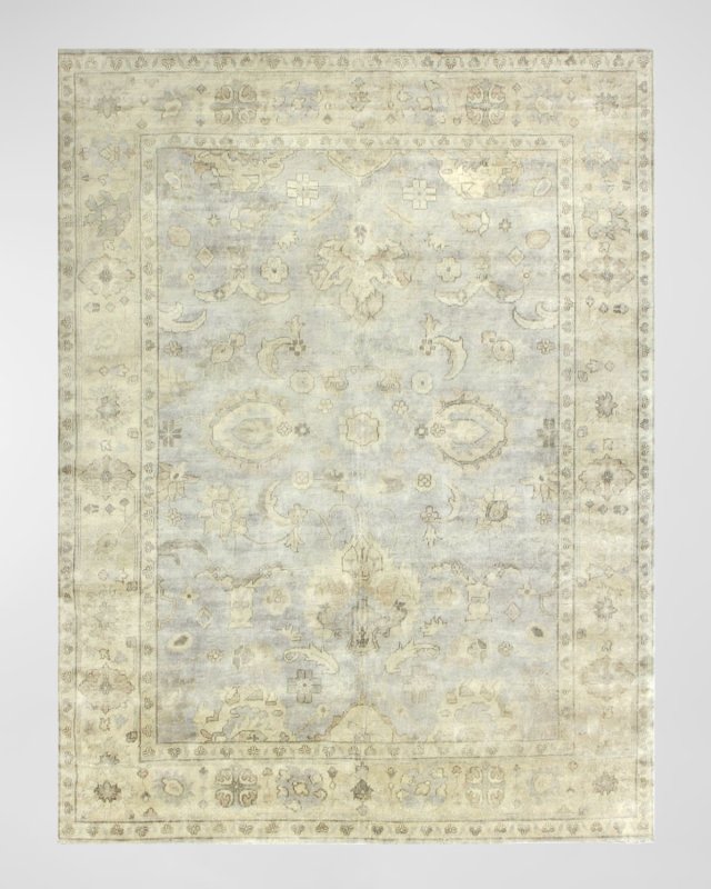 Annetta Antique Oushak Rug, 6' x 9'
