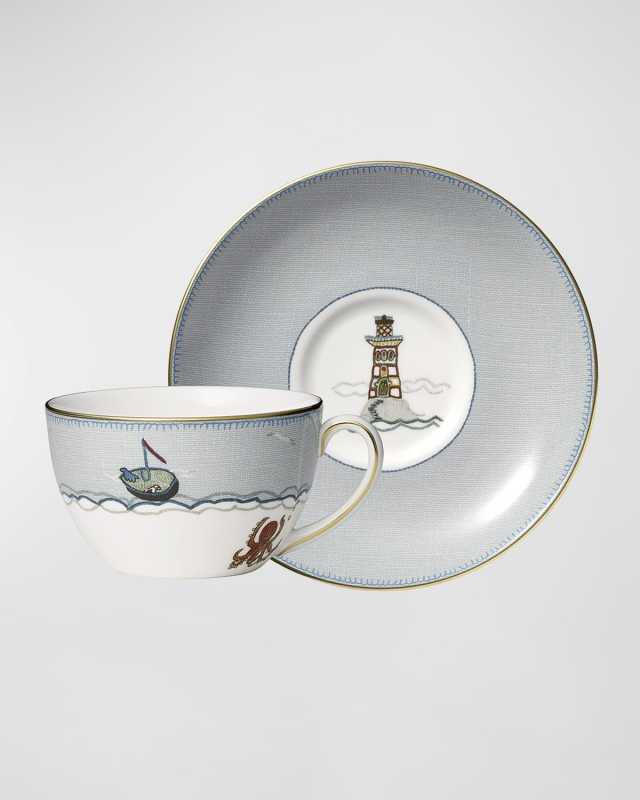 Sailor's Farewell Breakfast Cup and Saucer Set