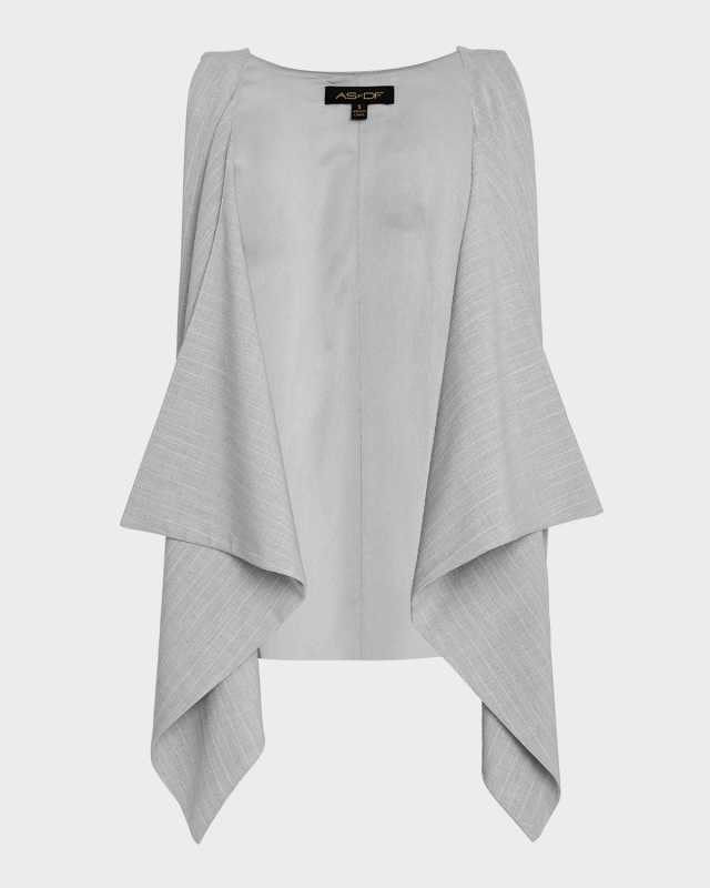 Luxembourg Pinstripe Twill Vest