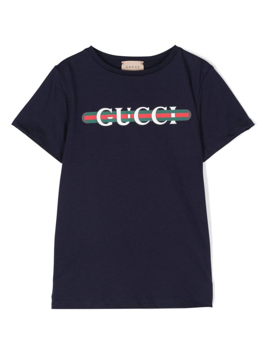 logo-print cotton T-shirt
