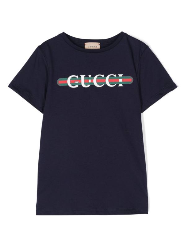 logo-print cotton T-shirt