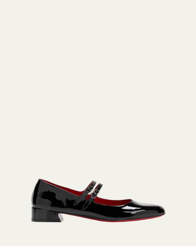 Girl's Jane Patent Leather Ballerina Shoes, Toddlers/Kids