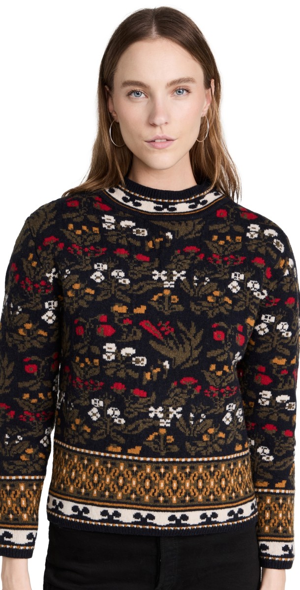 Meadows Red Berries Sweater Multi