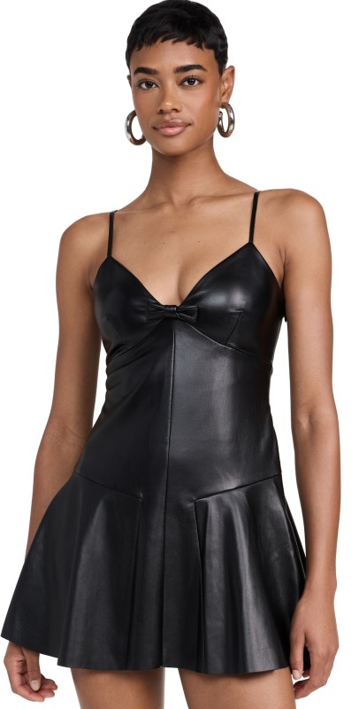 LoveShackFancy Falletta Dress Black