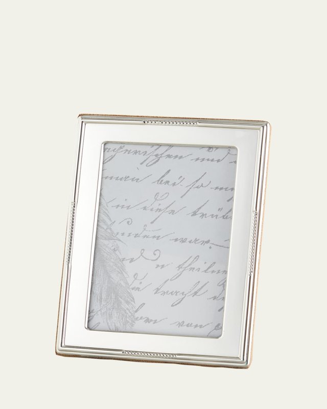 Sterling Silver Beaded Photo Frame, 4" x 6"