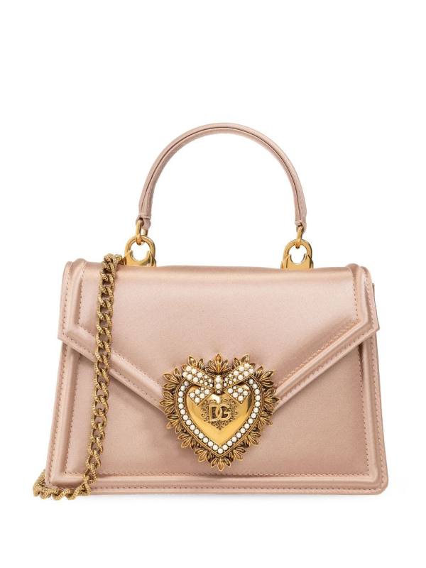 small Devotion satin tote bag