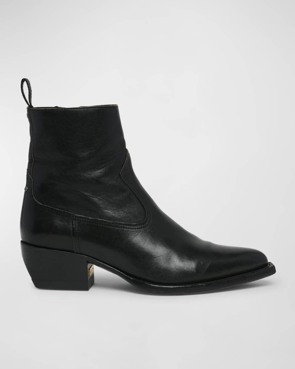 Debbie Leather Ankle Boots