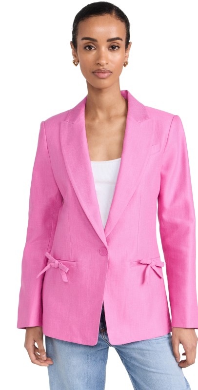 LoveShackFancy Lamia Jacket Meadow Flower