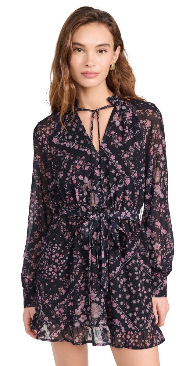 o. p.t Nitta Dress Black Floral