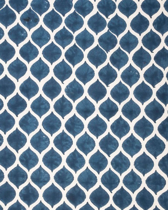 Ikat Collection Hand-Printed Tablecloth, 100" x 60"