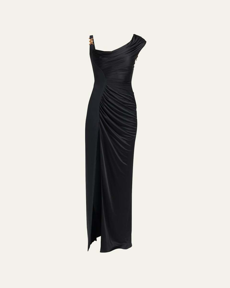 Ruched Jersey Gown