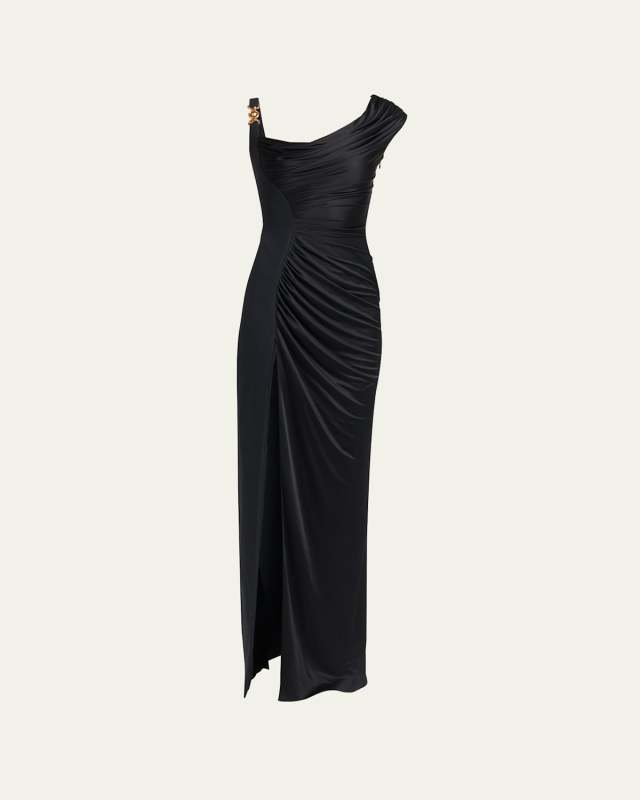 Ruched Jersey Gown