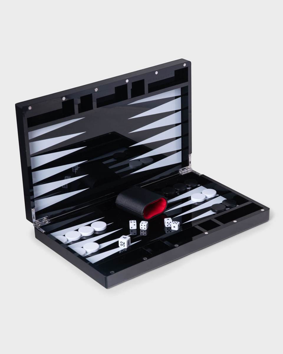 Damien Acrylic Backgammon Set