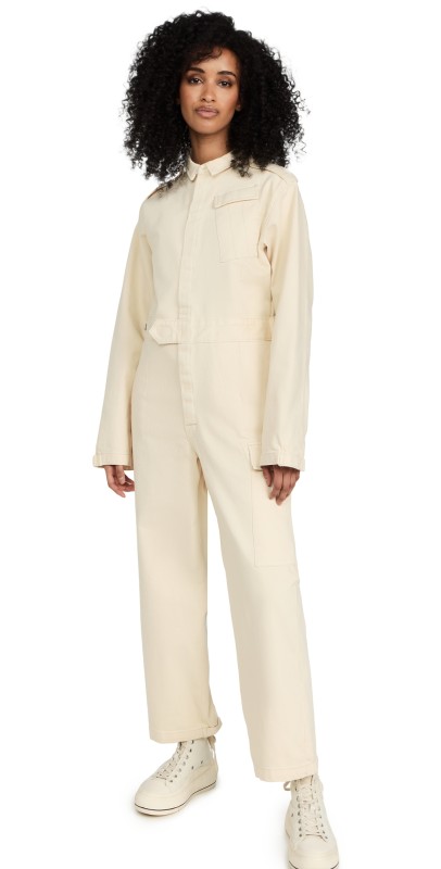 Oak & Acorn Rebelle Reserve Coveralls Ecru