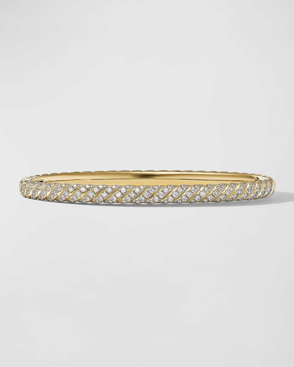Sculpted Cable Bracelet in 18K Gold, 4.5