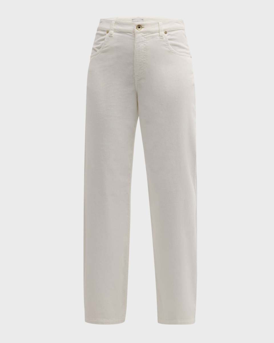 High-Rise Corduroy Pants