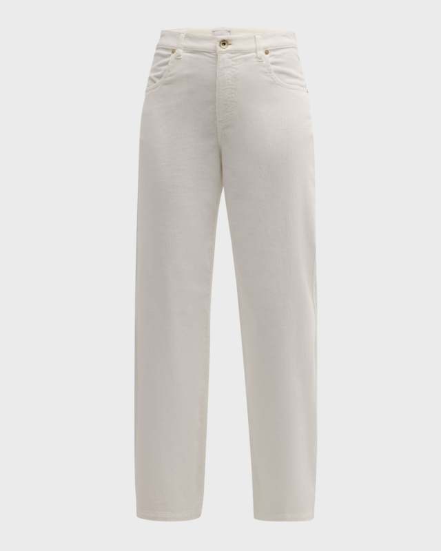 High-Rise Corduroy Pants