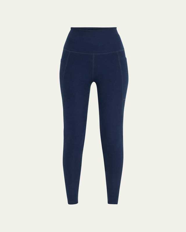 Out Of Pocket Space Dye High-Waist Mid Leggings