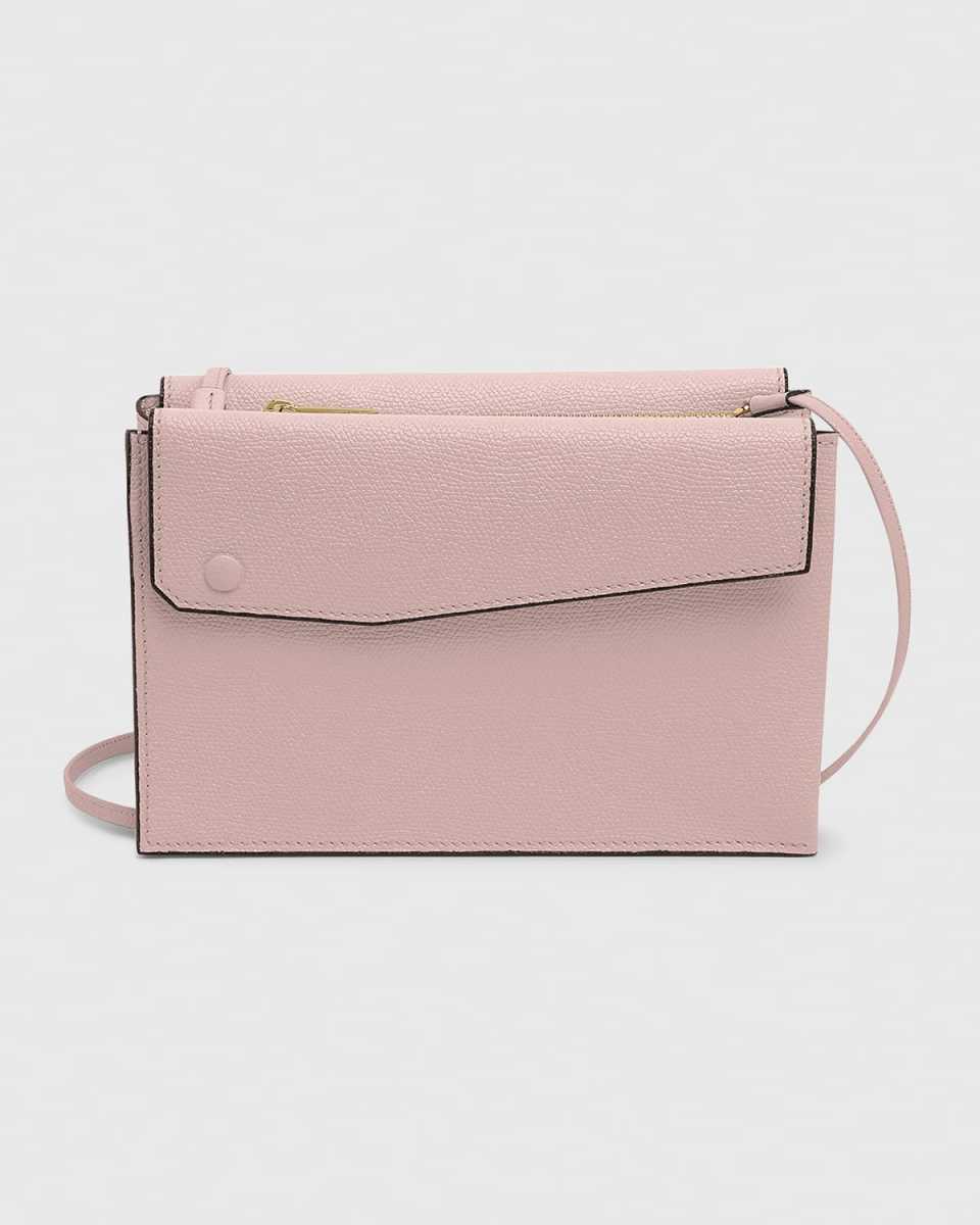 Trio Pouch Calfskin Crossbody Bag