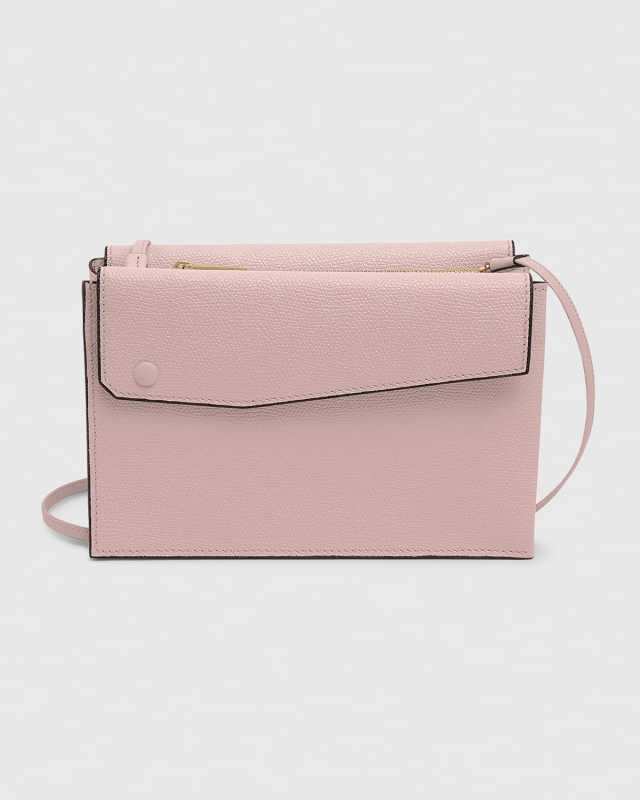 Trio Pouch Calfskin Crossbody Bag