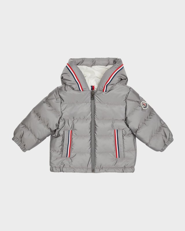 Boy's Merary Tri Stripe Puffer Jacket, Size 12M-3