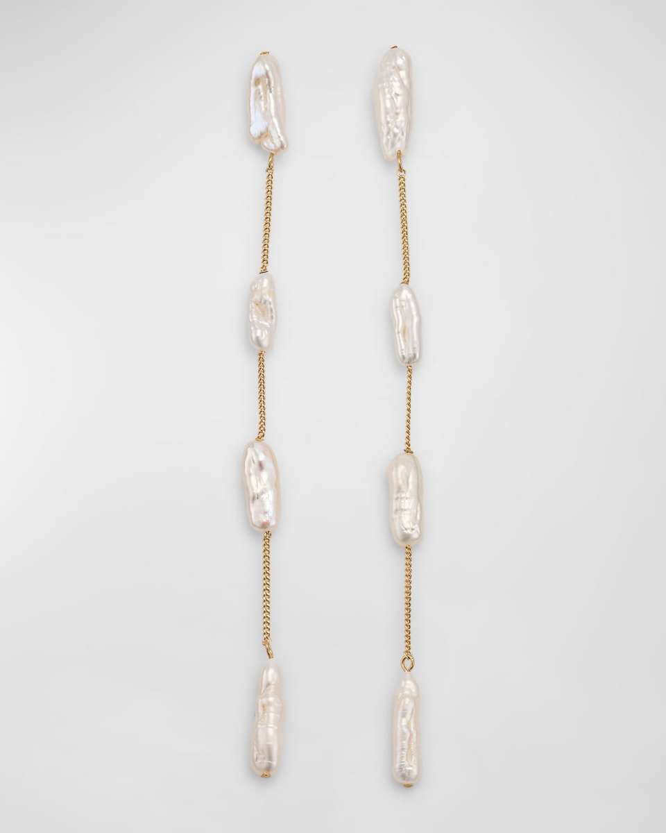Amun Pearl Dangle Earrings
