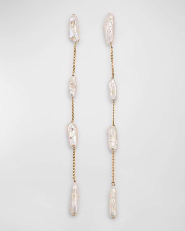 Amun Pearl Dangle Earrings