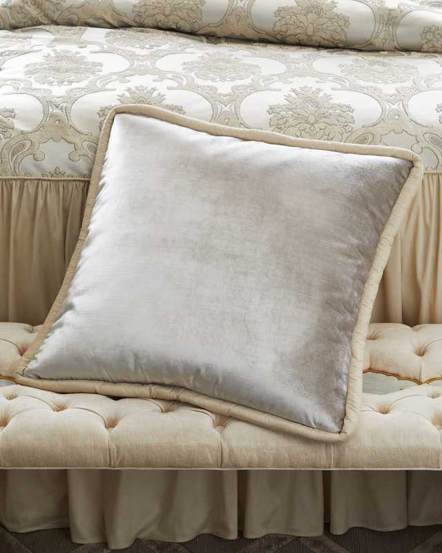 Elizabeth Velvet Euro Sham, 26"Sq.