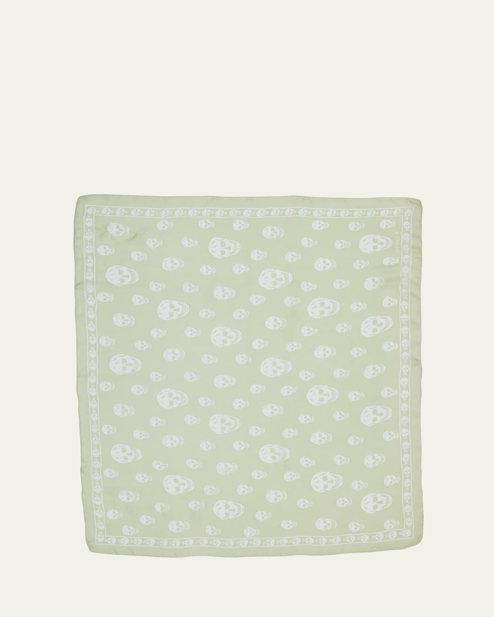 Classic Skull Silk Scarf