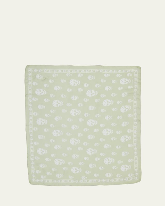 Classic Skull Silk Scarf