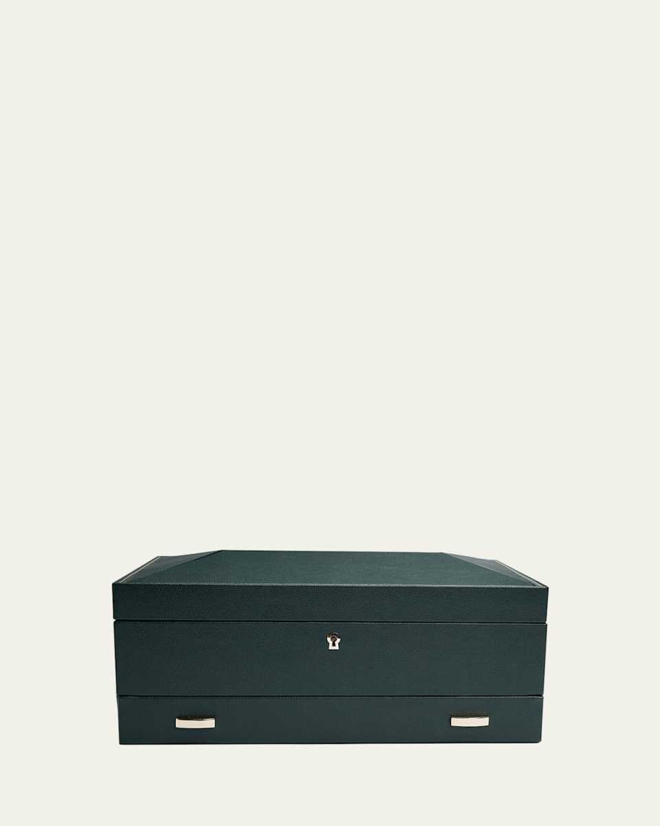 British Racing 10-Piece Watch Box with Drawer