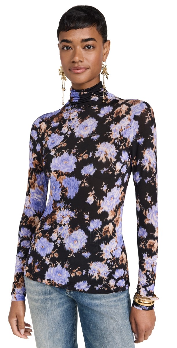 Ulla Johnson Aurelia Turtleneck Iris