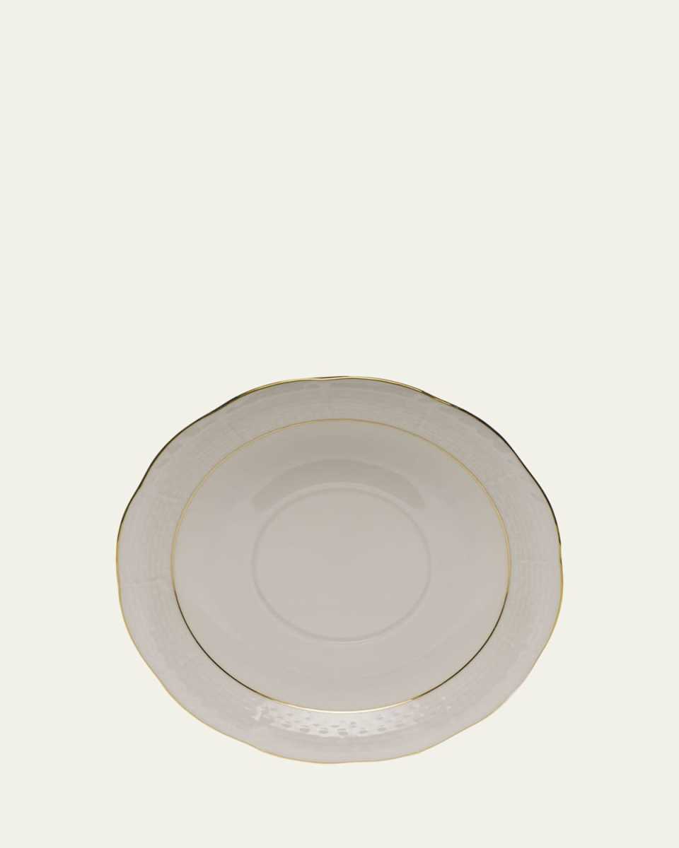Golden Edge Cream Soup Stand