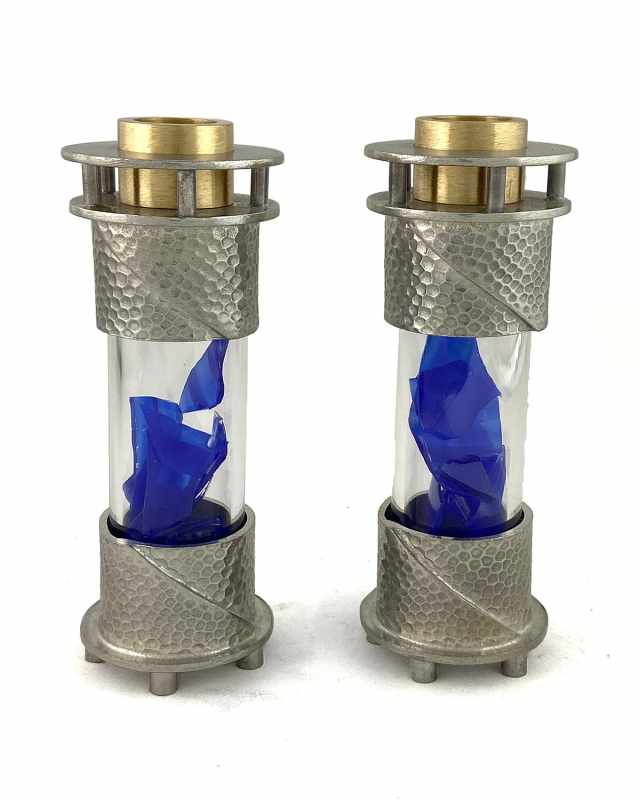 Round Wedding Shard Candle H