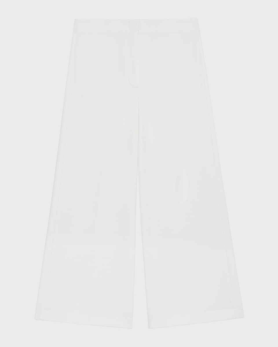 Terena Precision Ponte Cropped Wide-Leg Pant