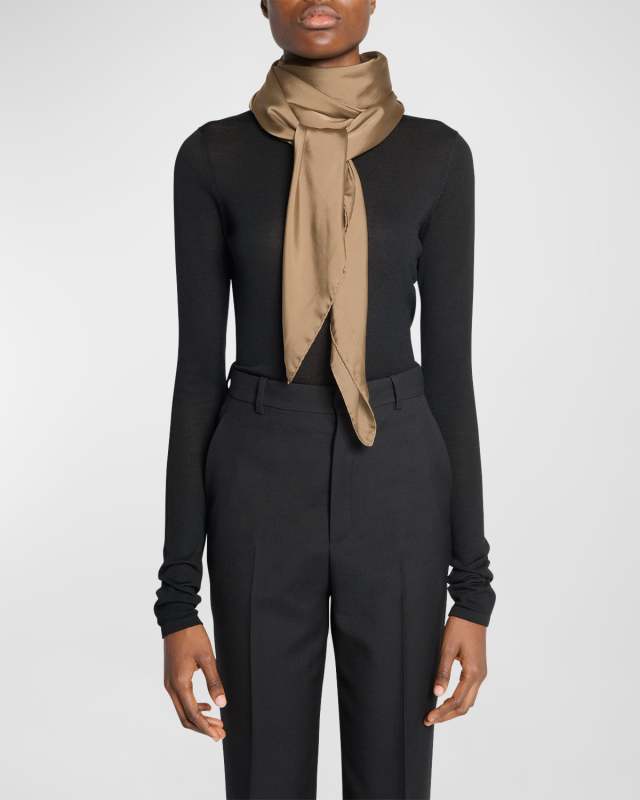 YSL Silk Square Scarf