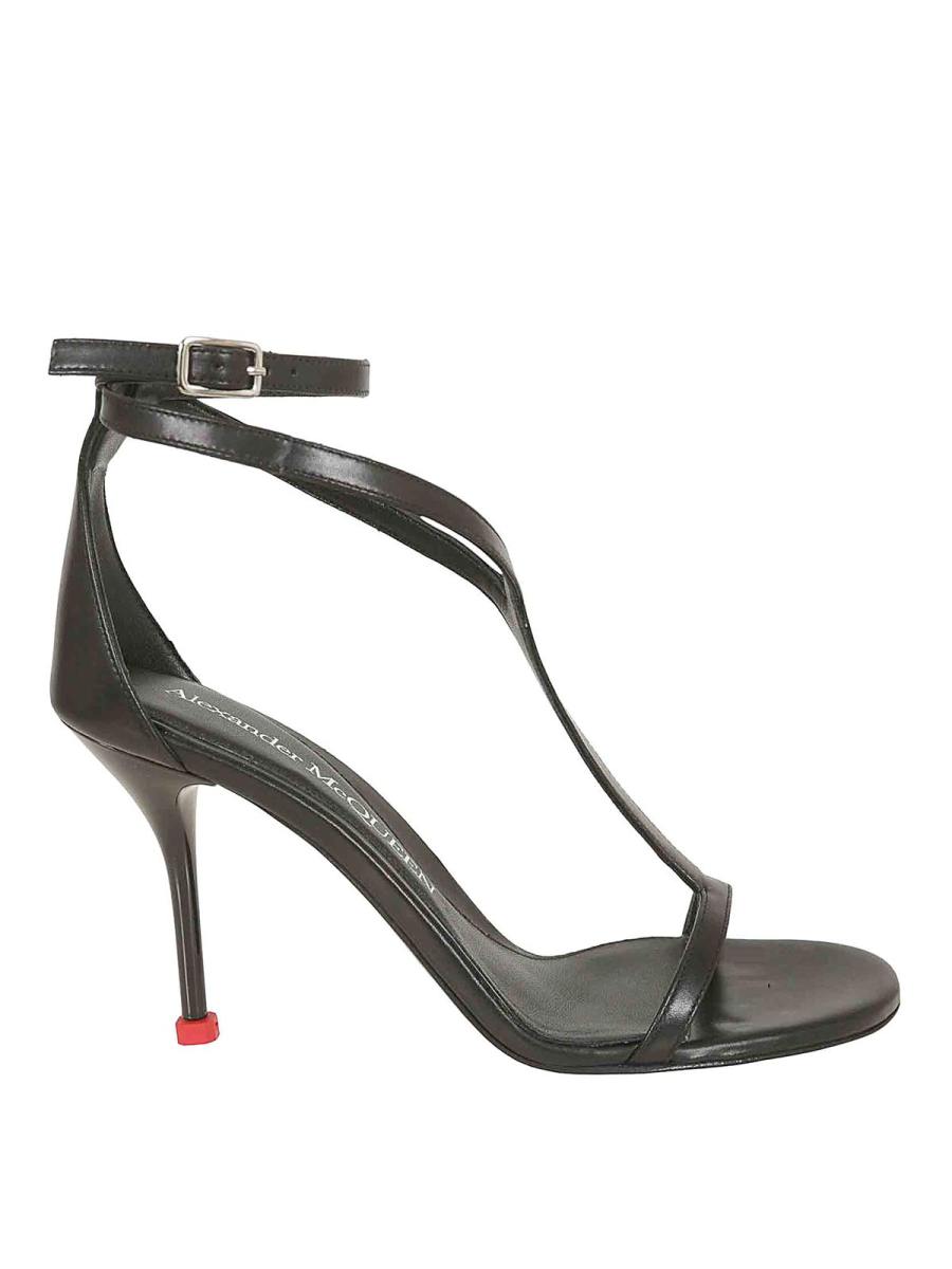 Alexander Mcqueen Sandales - Noir