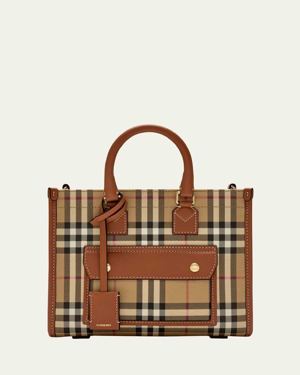 Freya Check Tote Bag