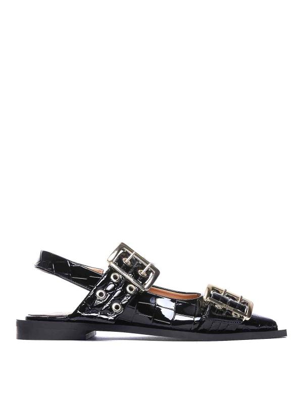 Ganni Ballerines - Noir