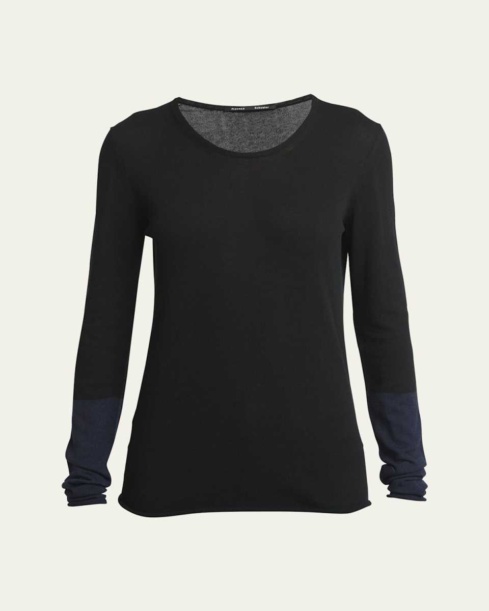 Lewis Bicolor Sleeve Sweater