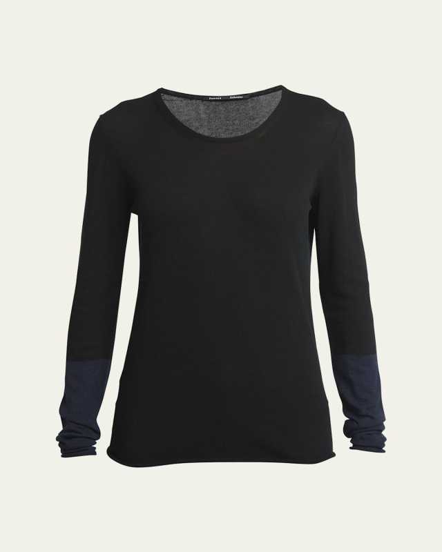 Lewis Bicolor Sleeve Sweater