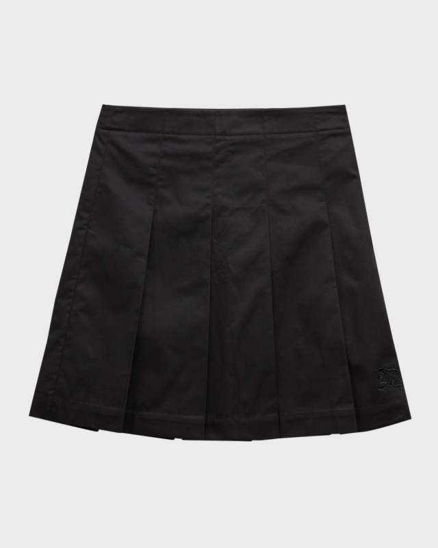 Girl's Gabrielle Embroidered Pleated Skirt, Size 3-10