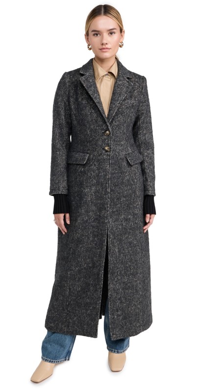 Favorite Daughter The City Coat Black Multi