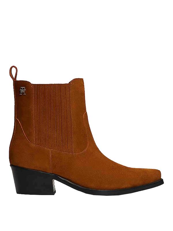 Tommy Hilfiger Bottes - Marron