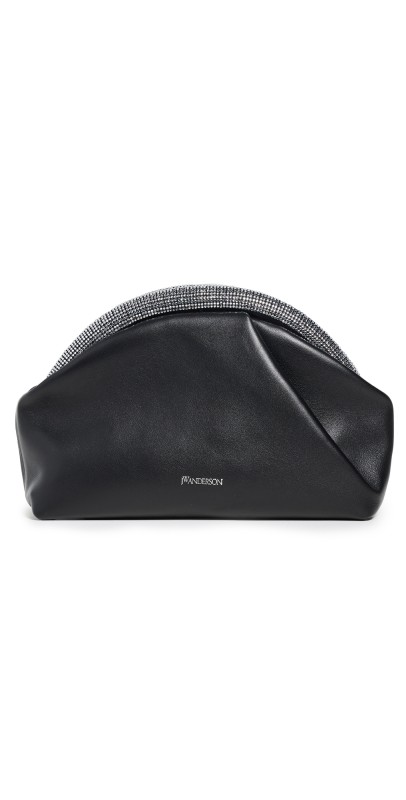 JW Anderson The Crystal Bumper Clutch Black
