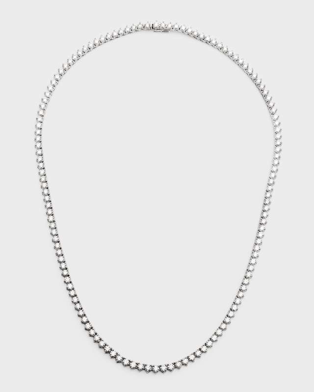 18k White Gold Diamond Necklace