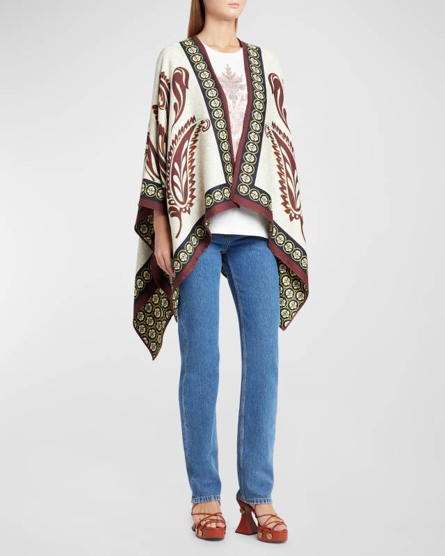 Bohemian Patterned Cape