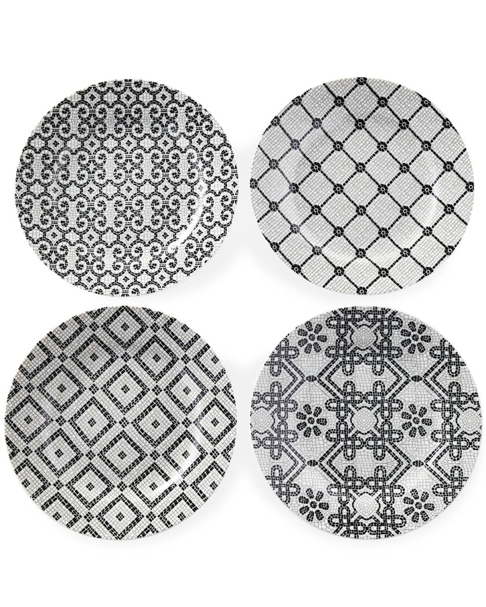 Calcada Portuguese Dessert Plates, Set of 4