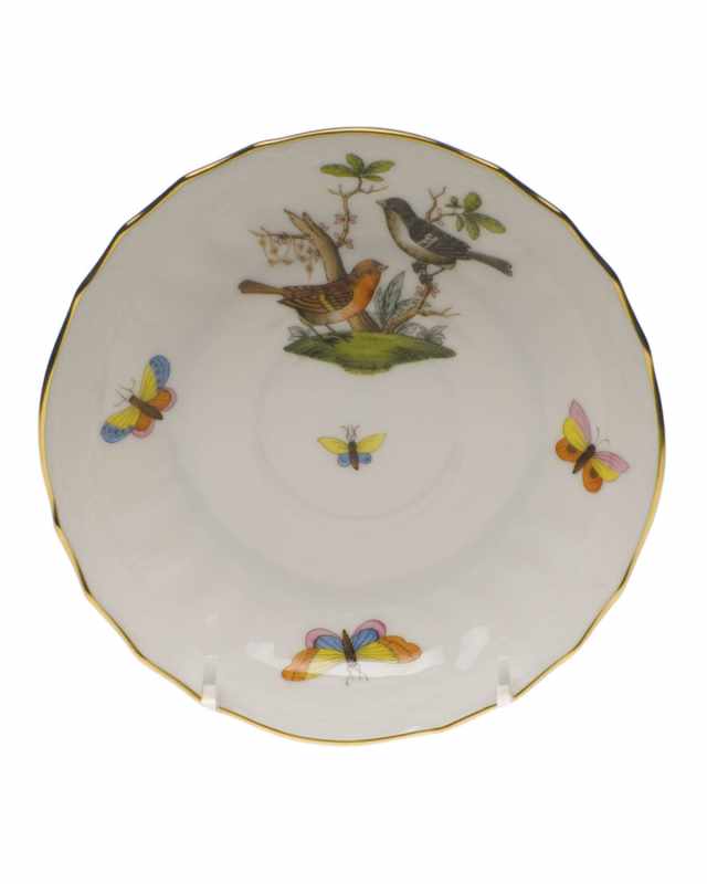 Rothschild Bird Motif 05 Canton Saucer